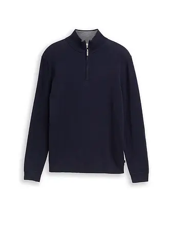TOM TAILOR | Troyer Pullover | blau